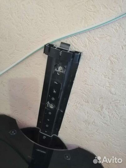 Полка из колённого стекла, большая