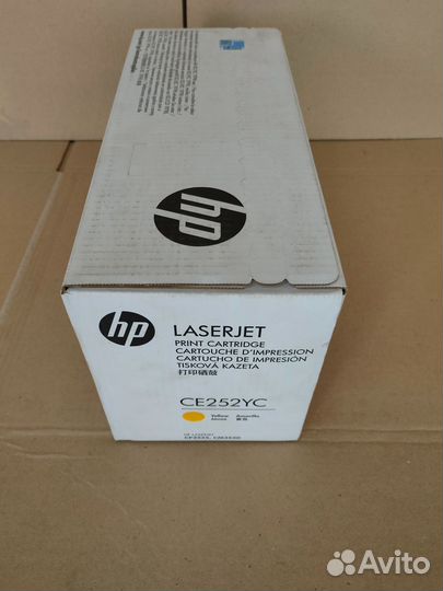 CE252YC Картридж HP №504 желтый для HP