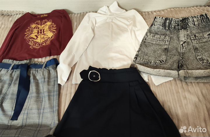 Вещи пакетом девочке 140