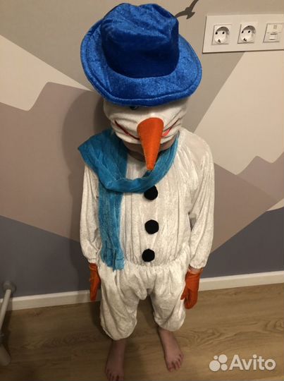 Карнавальный костюм снеговик
