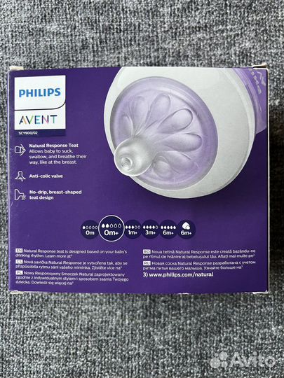 Новые бутылочки Philips Avent от 0 мес