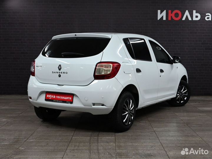 Renault Sandero 1.6 МТ, 2017, 107 524 км