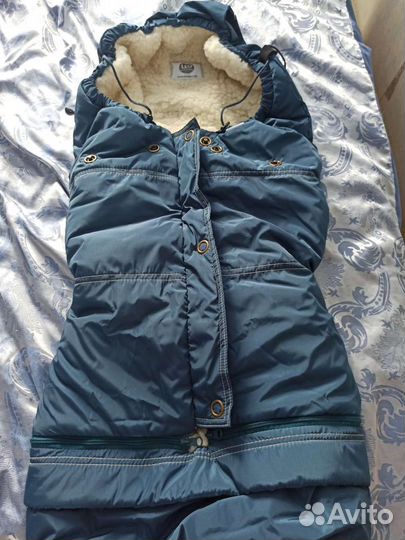 Конверт детский зимний на овчине