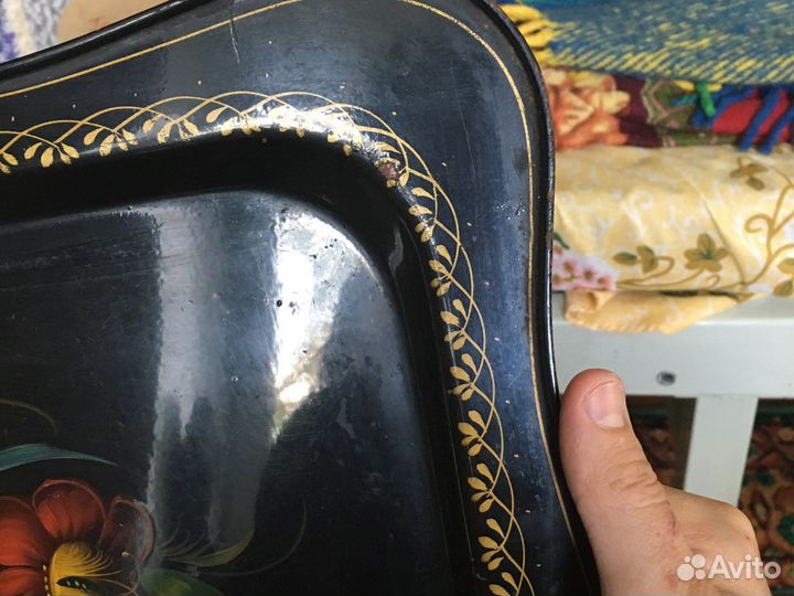 Жостовский поднос СССР большой