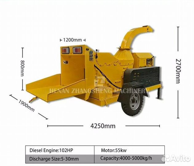 Дробилка щепорез измельчитель на 100 лс