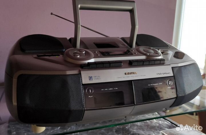 Магнитола Aiwa CSD-SR540, CD, кассеты, радио