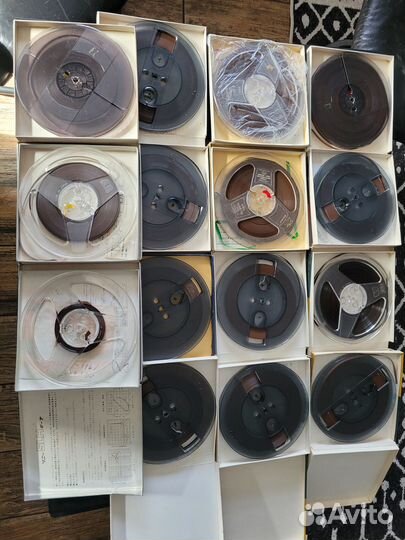 Катушки 15шт. для катушечного магнитофона, Япония