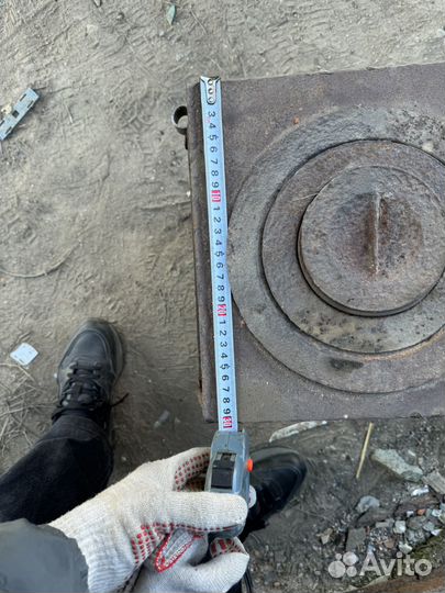 Мангал с печкой под казан