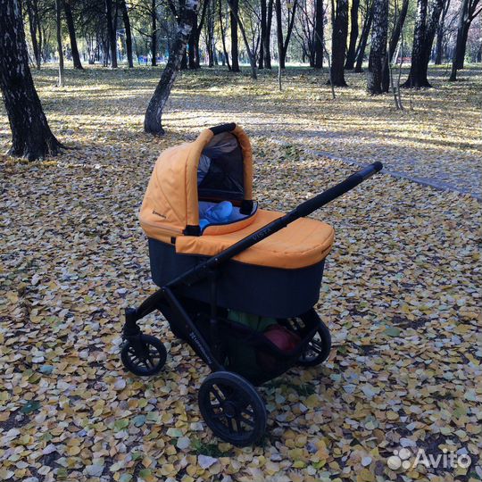 Коляска Uppababy vista 2 в 1 (2014 года) оранжевая