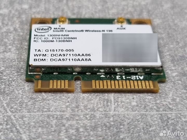 Wi-Fi + Bluetooth модуль 130nbhmw