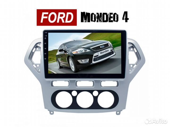 Автомагнитола в Ford Mondeo 4 дорест 2/16гб