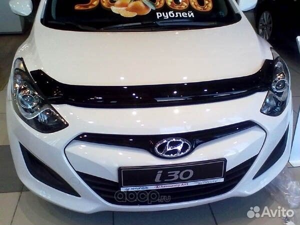 Дефлектор капота hyundai i30 (2012-2017)