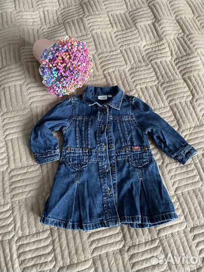 Джинсовое платье для девочки