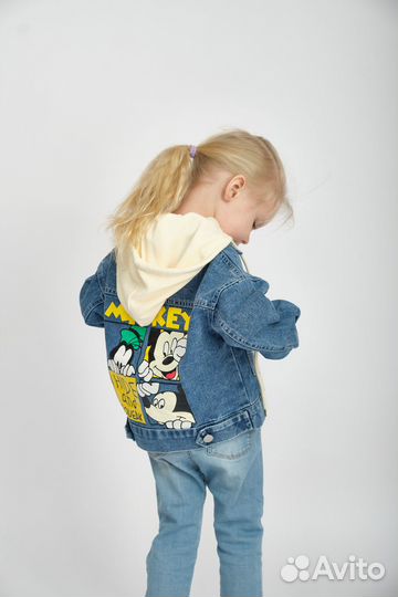Куртка джинсовка для девочки мальчика детская