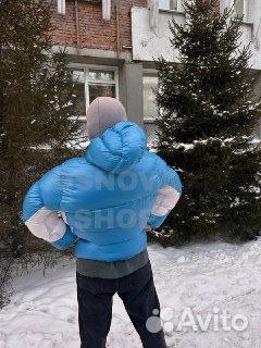 Зимний пуховик palace синий