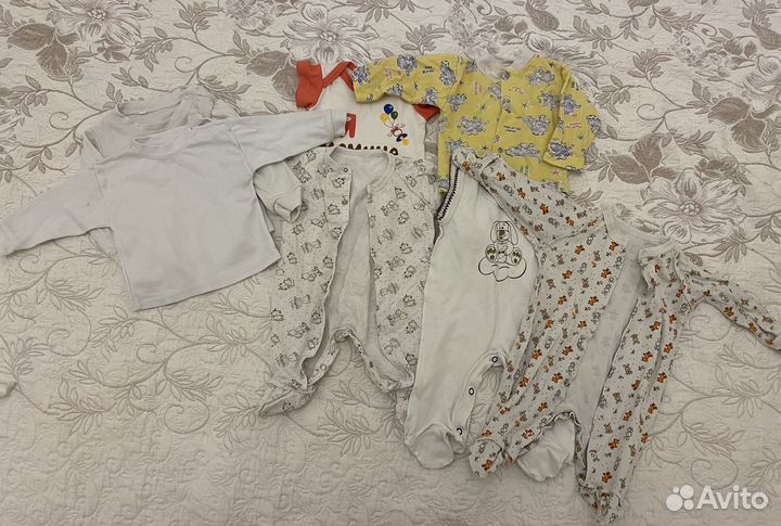 Большой пакет вещей для новорожденного