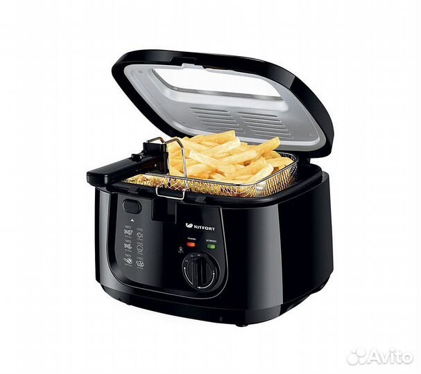 Фритюрница Kitfort кт-2018 1800Вт черный