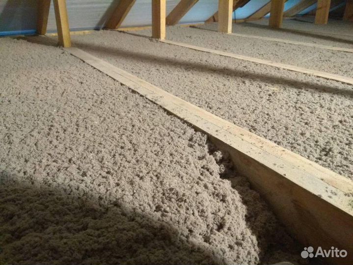 Утеплитель премиум качества эковата Eco Fiber Серы