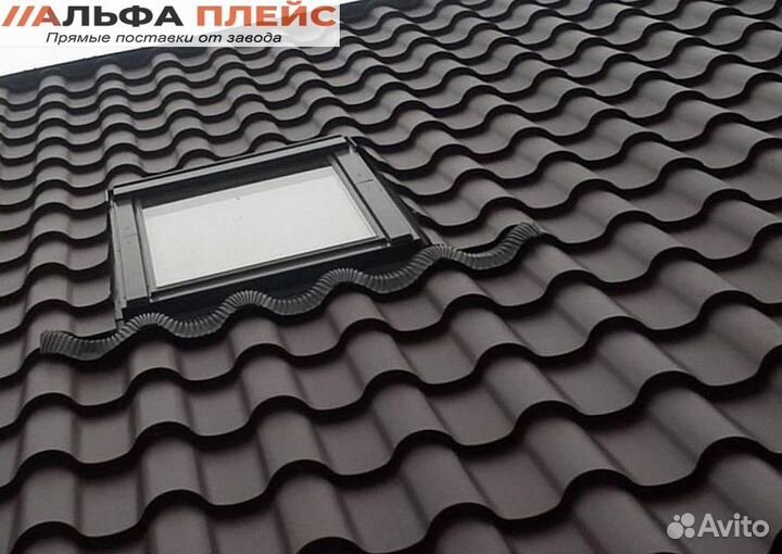 Кровля металлочерепица матовая