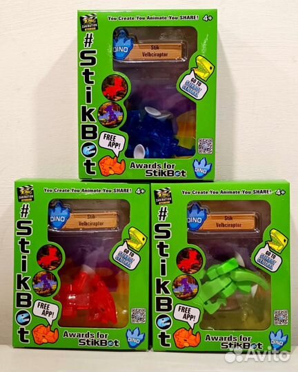 Стикботы динозавры