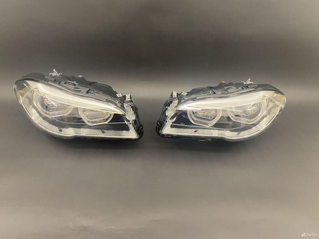 Передние LED фары на bmw f10