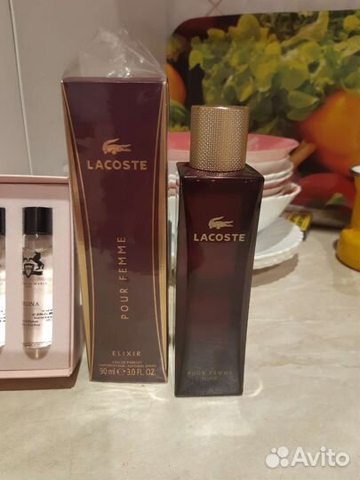 Парфюмированная вода Lacoste pour Femme elixir 90m