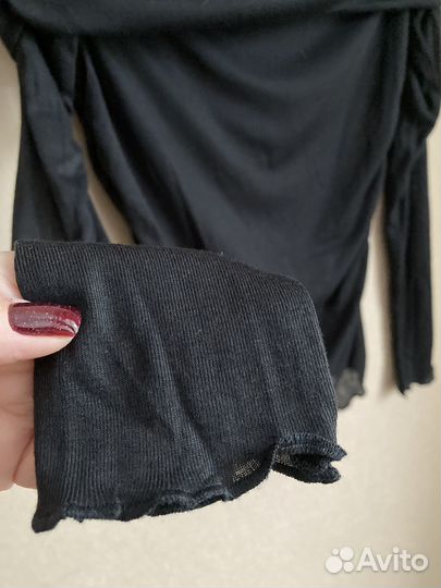 Лонгслив с открытыми плечами