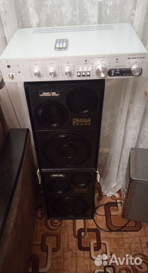 Усилитель романтика, колонки Вега 25 ас