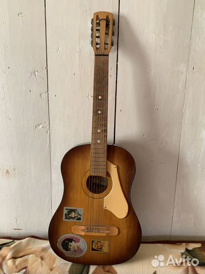 Акустическая гитара СССР 1970г