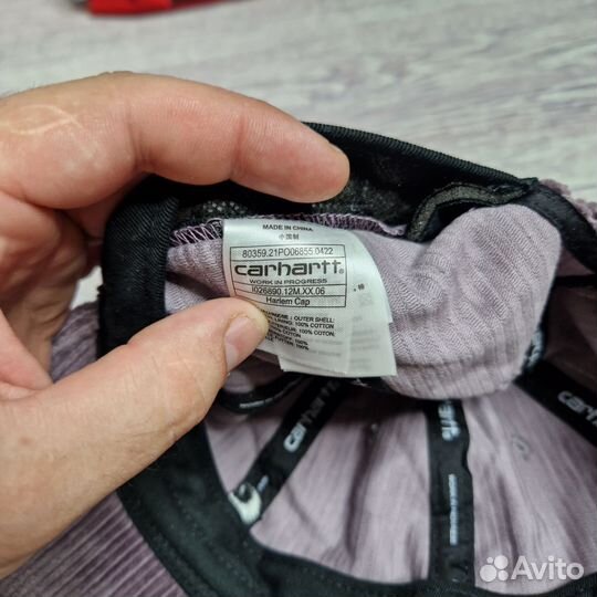 Вельветовая кепка carhart