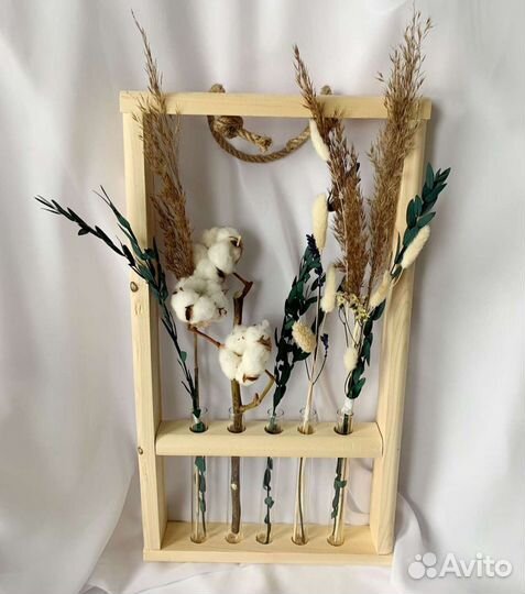 Ваза, с пробирками, рамка Подставка для украшений