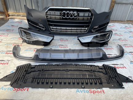 Audi A6 C7 обвес рестайлинг в стиле S6 S line новы