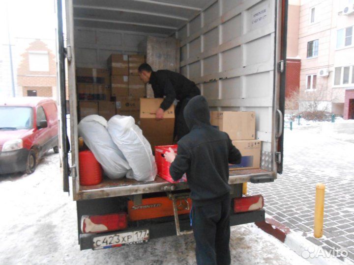 Грузоперевозки газель с грузчиками