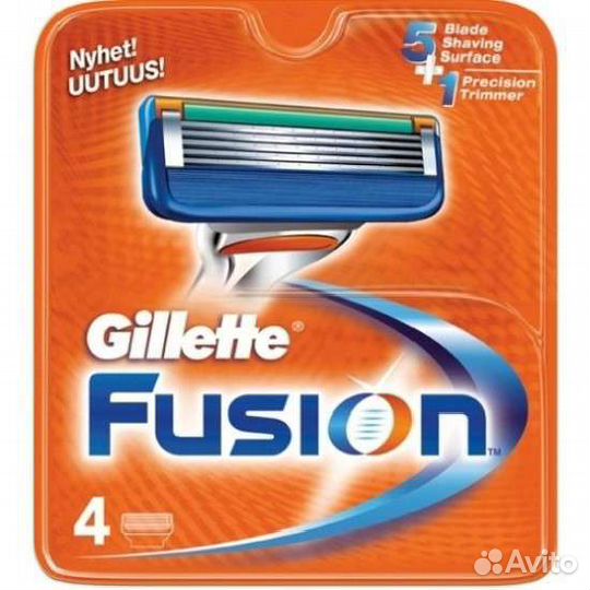 Лезвия для бритвы Gillette Fusion