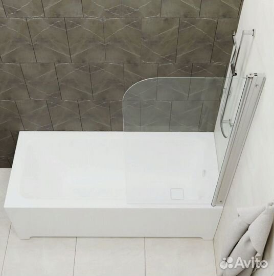 Штора на ванну 75*140