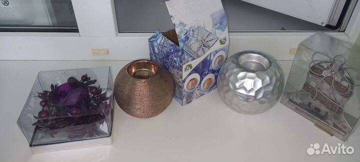 Подсвечник 4 штуки