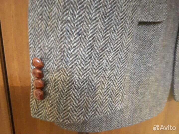 Пиджак из твида мужской Harris Tweed р.52