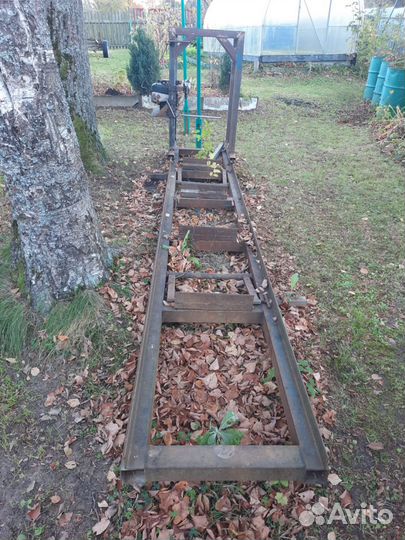 Пилорама бензиновая шинная