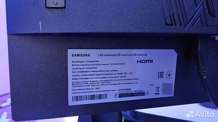 Монитор для компьютера 27 дюйма бу с кронштейном