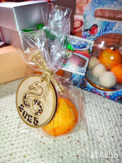 Мандарины из зефира с мармеладом