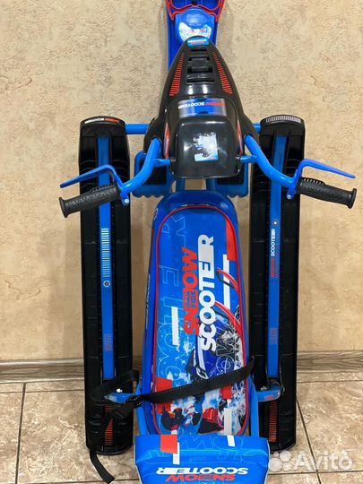 Снегокат со спинкой