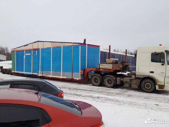 Перевоз груза на тралах