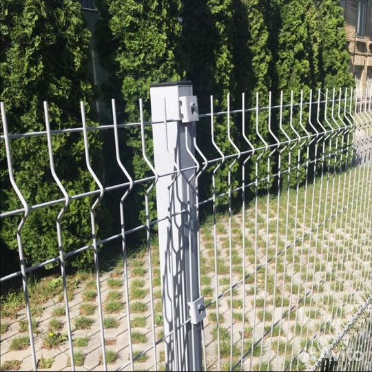 Монтаж забора 3D сетка