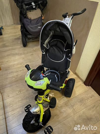 Детский велосипед с родительской ручкой
