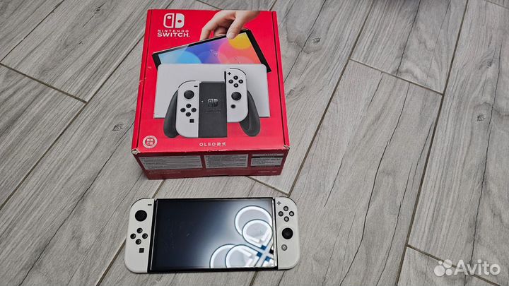 Nintendo switch oled прошитая 64гб+256гб с играми