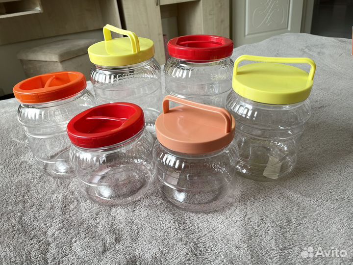 Банки пэт с крышкой