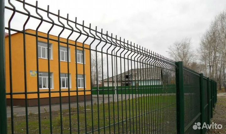 Забор из 3D сетки работа по договору быстро