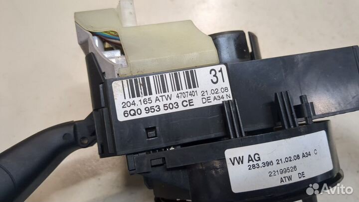 Переключатель поворотов и дворников Volkswagen Polo, 2008