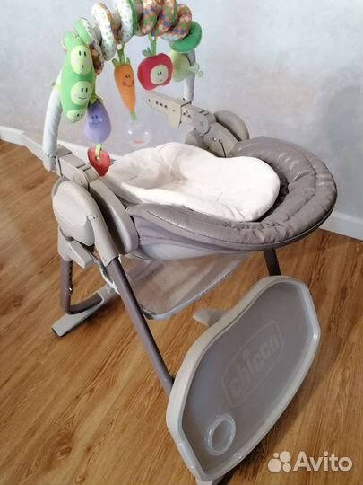 Стульчик для кормления chicco polly magic