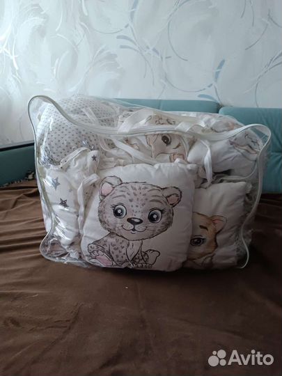 Подушечки в кроватку